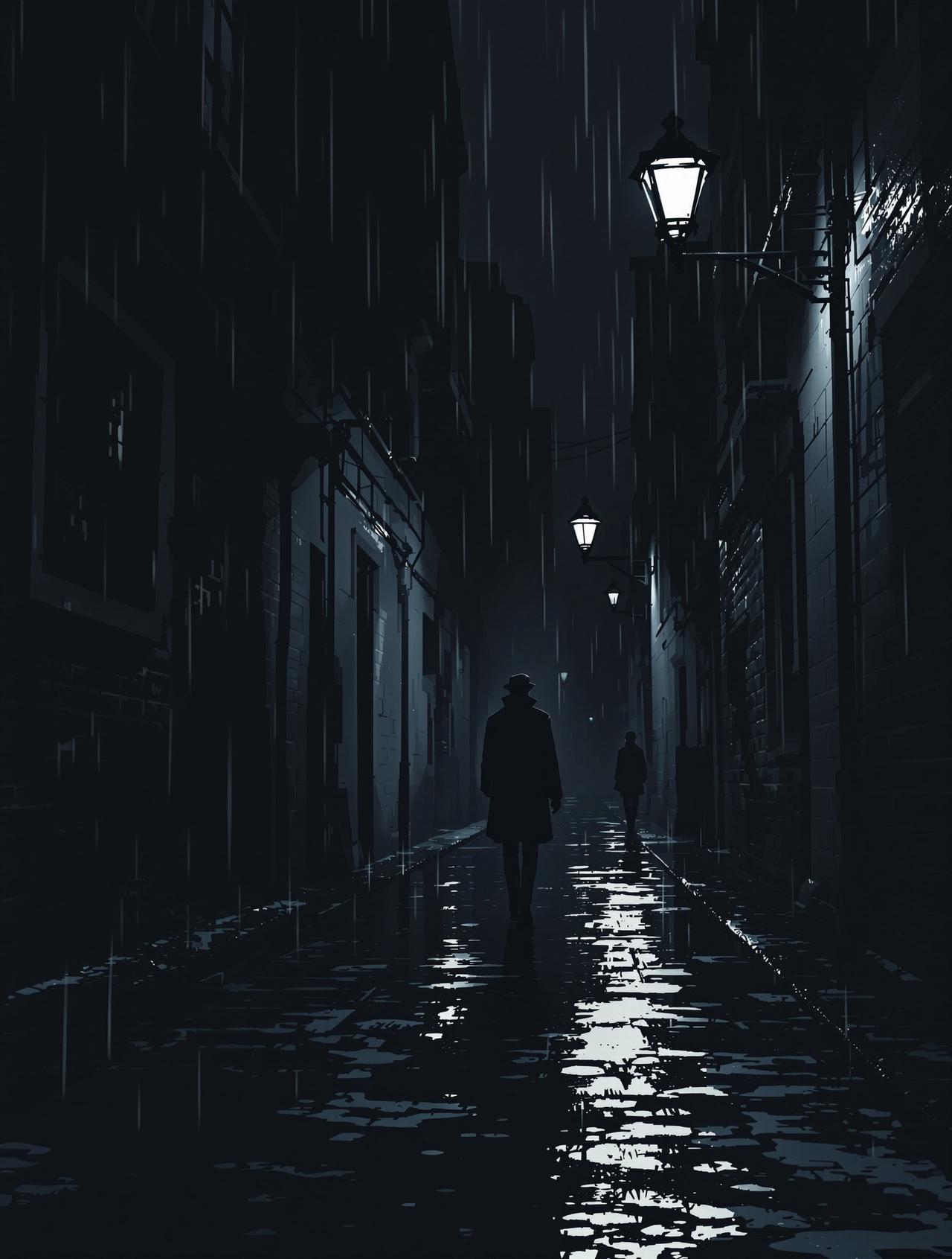 蕉果短剧《暗夜追踪》海报 - 悬疑、逆袭题材短剧
